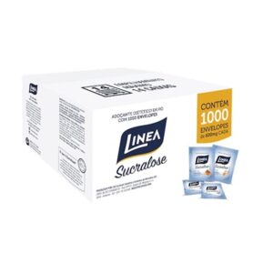 Adoçante em Pó Sucralose caixa 1000 unidades de 0,6g - Linea
