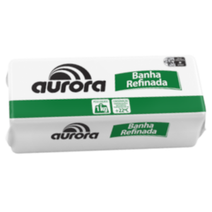 Banha Suína pacote 1Kg - Aurora