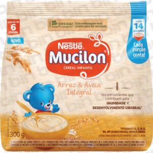 Cereal Infantil Arroz e Aveia Pacote 300g - Mucilon