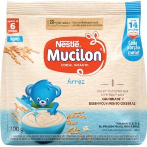 Cereal Infantil Arroz Pacote 300g - Mucilon