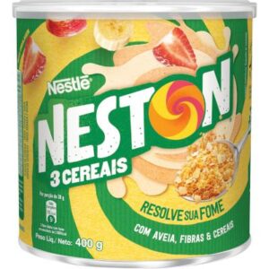 Cereal Infantil sabor 3 cereais lata 400g - Nestlé/Neston