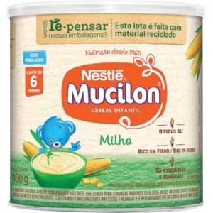 Cereal Infantil Milho lata 400g - Mucilon