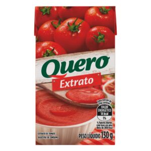 Extrato de Tomate tetra pak 130g - Quero