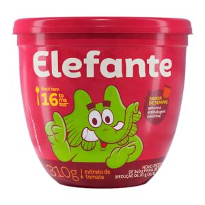 Extrato de Tomate Tradicional pote 310g - Elefante
