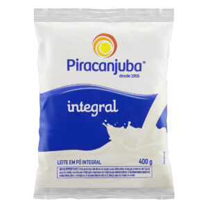 Leite em Pó Integral pacote 400g - Piracanjuba