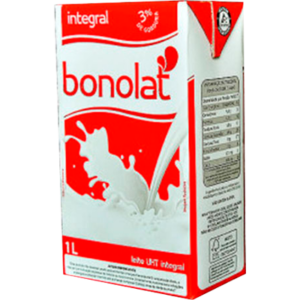 Leite Integral tetra pak 1 Litro - Bonolat