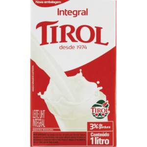 Leite Integral tetra pak 1Litro - Tirol