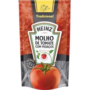 Molho de Tomate Tradicional sachê 1,02kg - Heinz