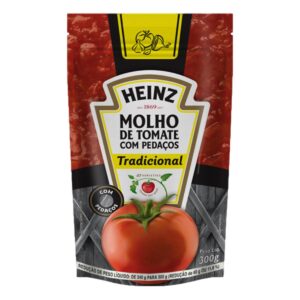 Molho de Tomate Tradicional sachê 300g - Heinz