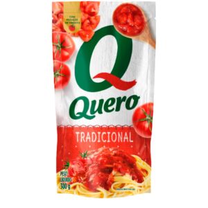 Molho de Tomate Tradicional sachê 300g - Quero