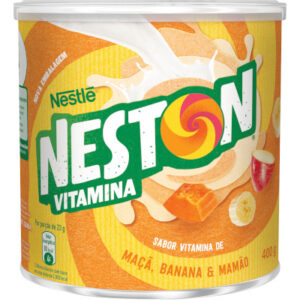 Neston Vitamina Sabor Mamão, Banana e Maçã lata 400g - Neston