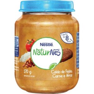 Papinha Caldo de Feijão, Carne e Arroz pote 170g - Nestlé/Naturnes
