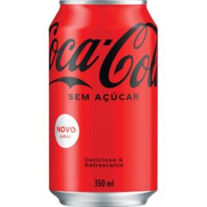 Refrigerante Zero lata 350ml - Coca-Cola
